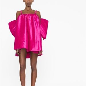 Kiki Vargas Karen Bow Detail Mini Dress